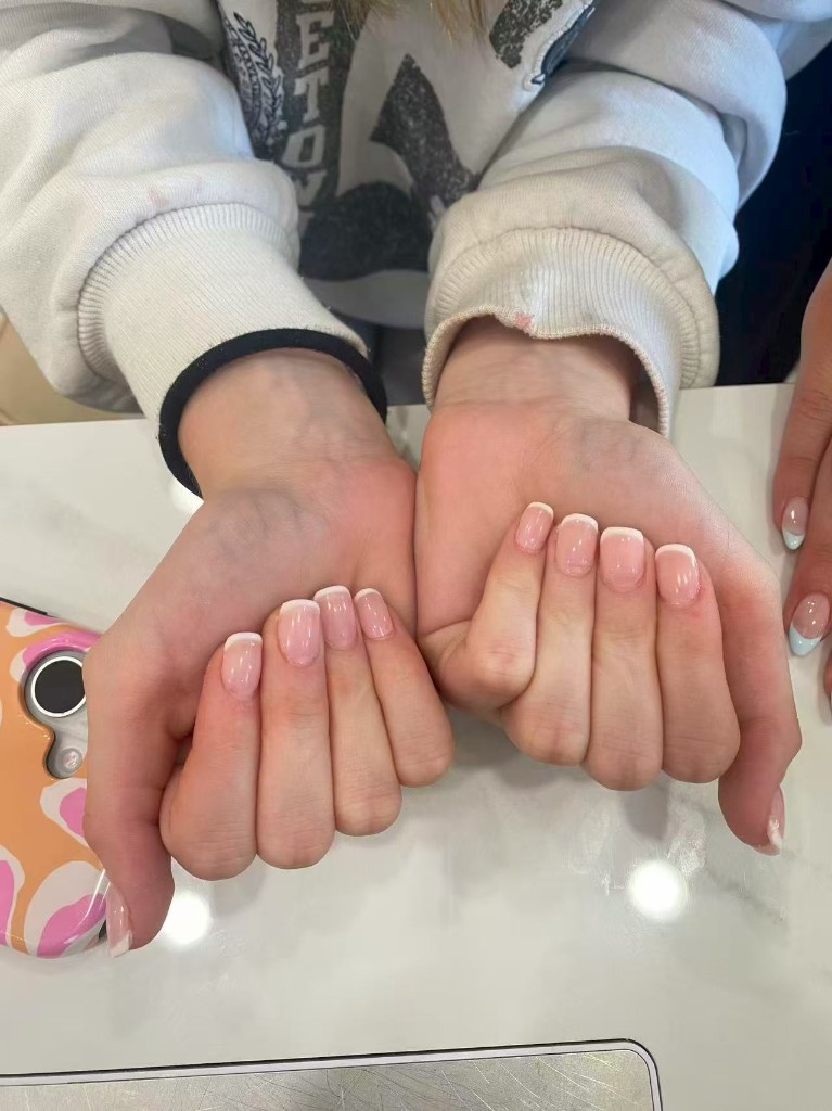 Classic French manicure